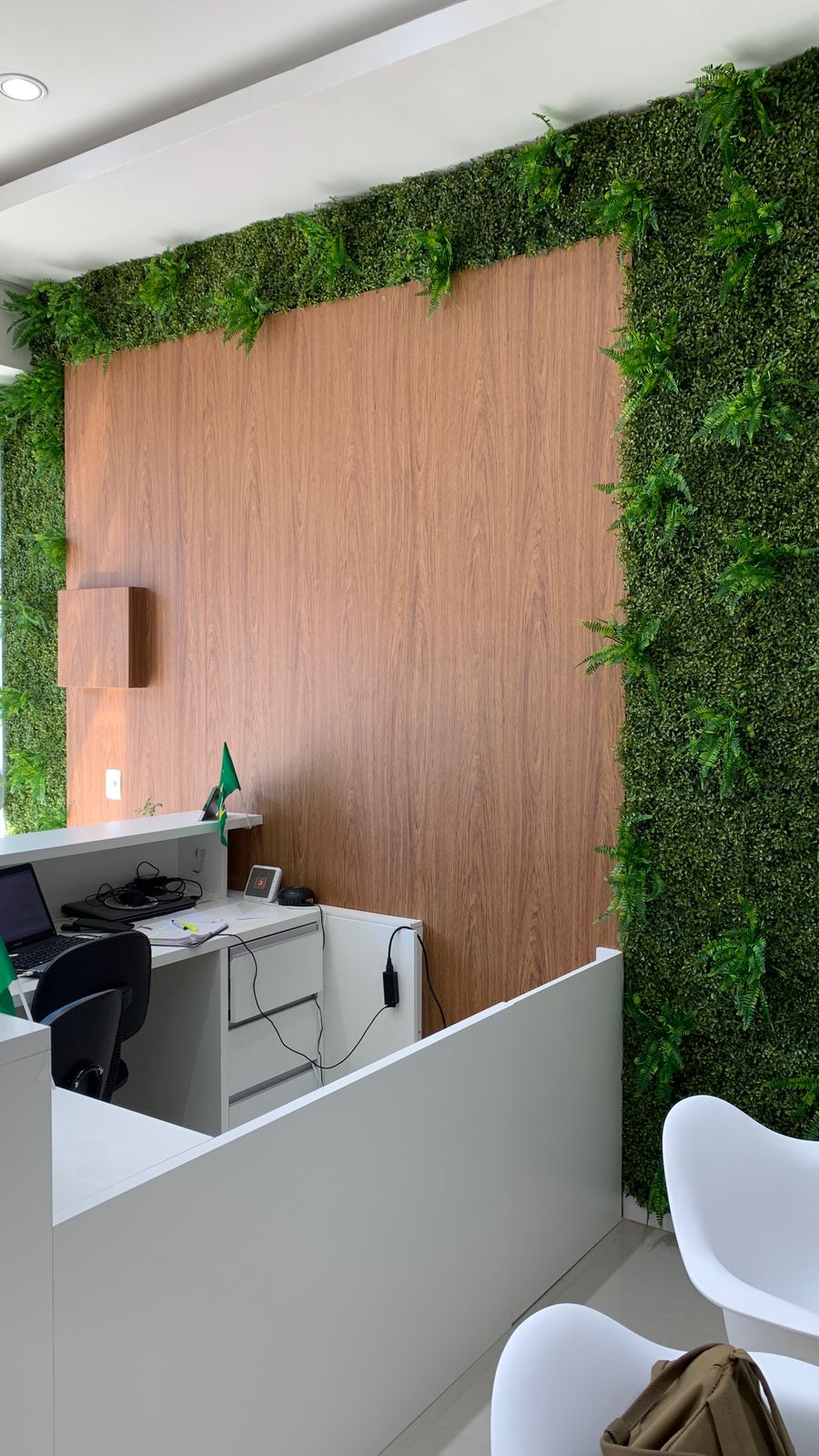 Jardim vertical corporativo